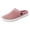 Red, variant on Women's Knitted Mesh Clogs Wide Toe Box Slip on Casual Walking Shoes Breathable Close Toe Sandals with Back Strap Pink Size 6