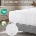thumbnail image 4 of Renwick 8'' Cooling Gel Memory Foam Mattress with Green Tea Scent, Medium Firm, Queen Size, 4 of 9