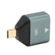 thumbnail image 2 of Adaptador HD hembra a Micro HD, aleación de aluminio, Plug and Play, compatible con 4K, convertidor Micro HD a HD para ordenador portátil y de escritorio, 2 of 8