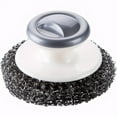 thumbnail image 3 of SouMaox Stainless Steel Pot Brush, Scrubbing Power Scrub Brush, Kitchen Scrubber Surface Decontaminator for Household Cookware Tidy Maintenance, 3 of 7