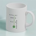 thumbnail image 2 of Taza de café con impresión transparente, boca ancha, cerámica, taza para beber agua para té, chocolate caliente, hogar, oficina CCP319, 2 of 5