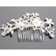 thumbnail image 5 of Pinza para el pelo con diamantes de imitación de cristal para boda, alfiler para el pelo, Diamante plateado Likrtyny Para estrenar, 5 of 6