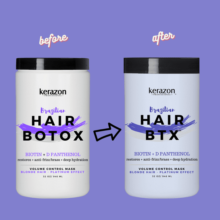 Kerazon Brazilian Hair Botox Deep Hydration Hair Mask Volume