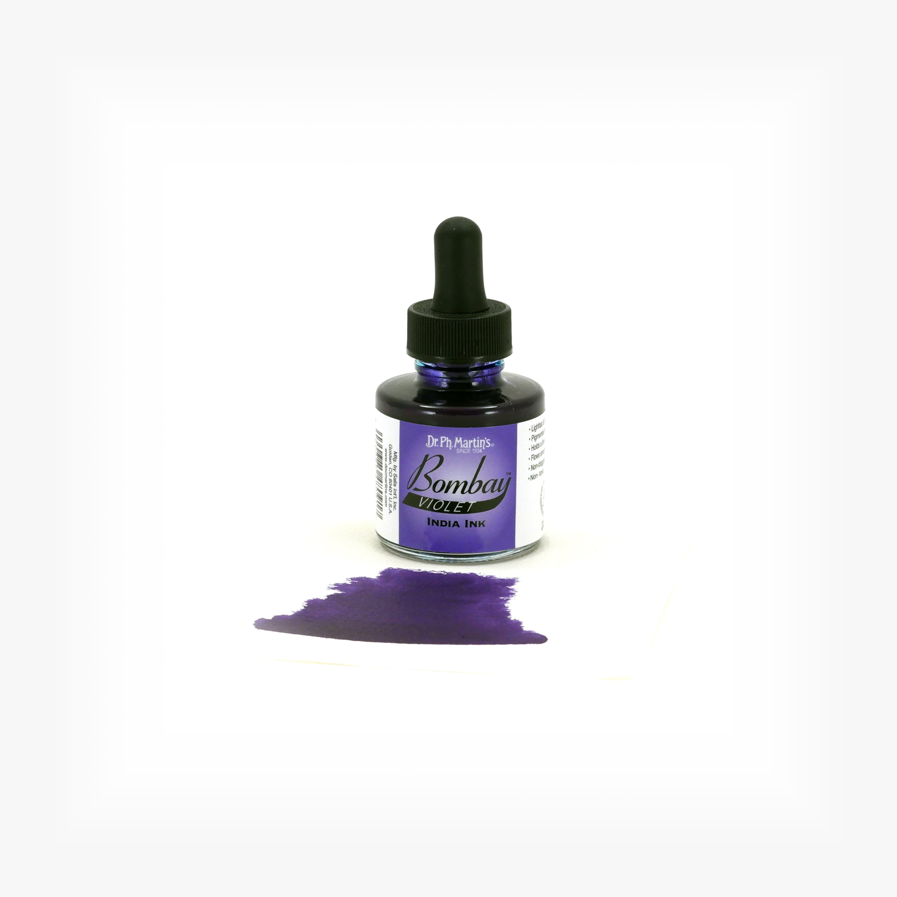 Dr Ph Martin S Bombay India Ink 1 0 Oz Violet 9by Walmart Com Walmart Com