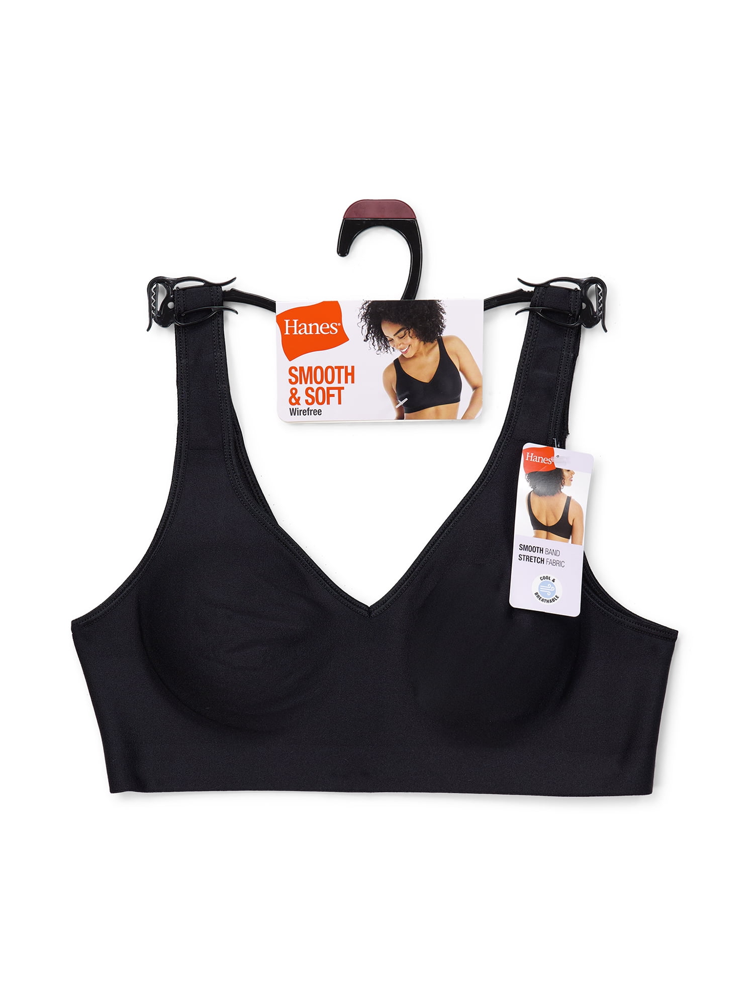 Hanes Women's Comfort Evolution Bra, Color: Black, Size: S : Buy Online at  Best Price in KSA - Souq is now : Fashion