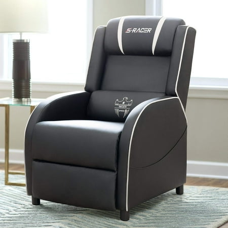 Homall Gaming Recliner Chair Single Living Room Sofa Recliner PU