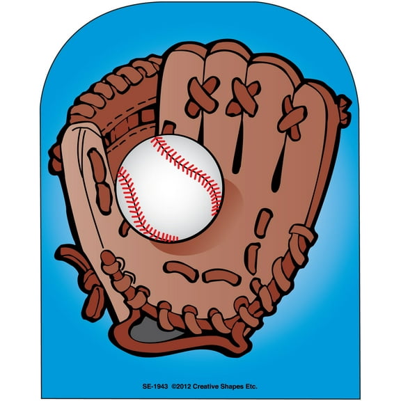 SHAPES ETC. Large Notepad - Baseball Glove