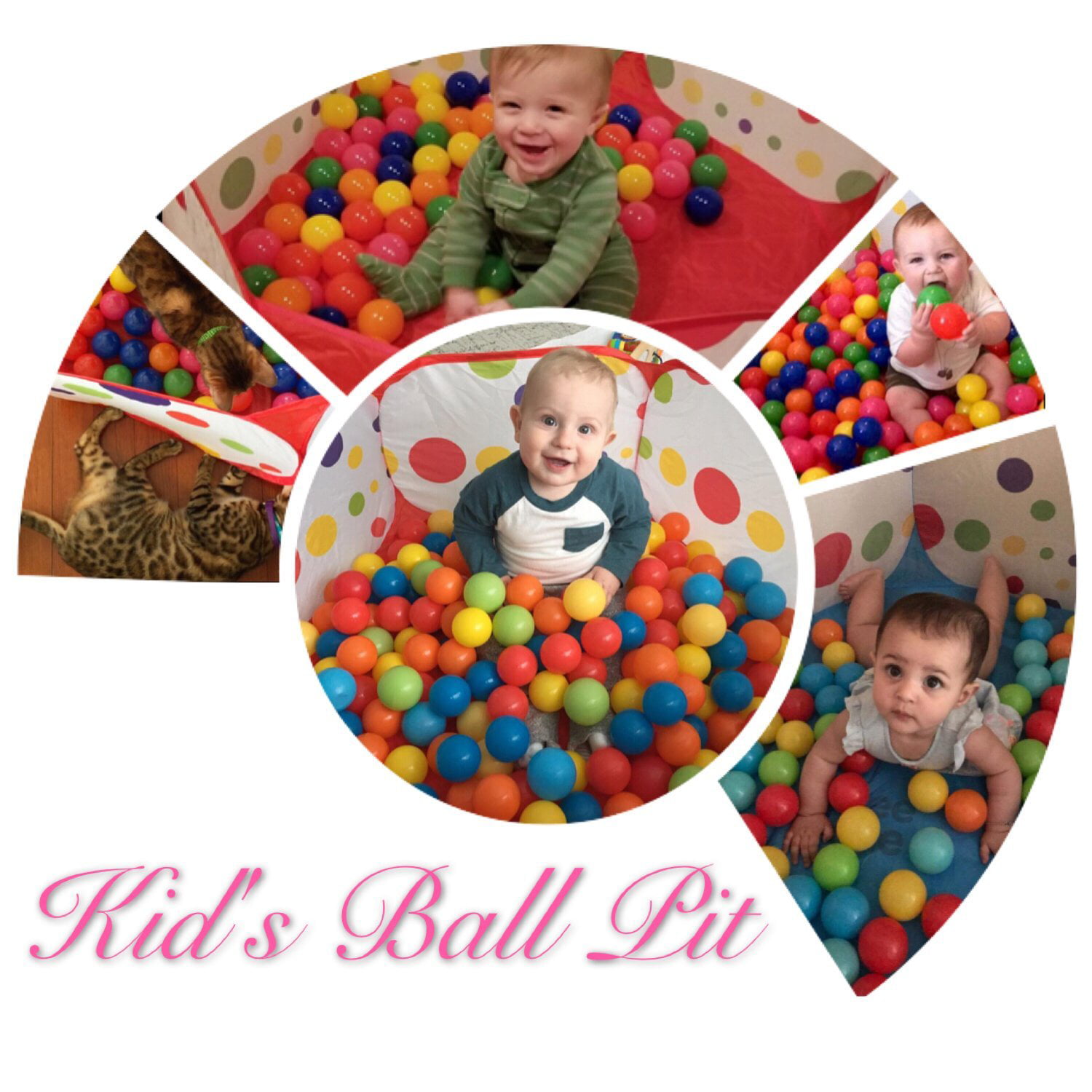 Kids Ball Pit Large Pop Up Childrens Ball Pits Tent for Toddlers Playhouse Baby 