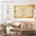 thumbnail image 5 of Elephant Stock Soccer Ball 1985 Patent Wall Art - Horizontal Multi Panel Canvas - Living Room Wall Decor - Patent Multi Panel - Black And Gold Decor - 33" x 20", 5 of 8