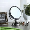 thumbnail image 5 of Vintage Pedestal Black 5X Magnification Vanity Mirror, 5 of 5