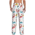 thumbnail image 3 of Xecao Dinosaur Men's Straight Lounge Pajama Pants: The Ultimate in Comfortable Sleepwear, 3 of 9