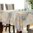 thumbnail image 5 of Yayeee Tablecloths 60" x 90" Rectangle Wrinkle Resistant Party Table Cover, Purple Rainbow Clouds, 5 of 8