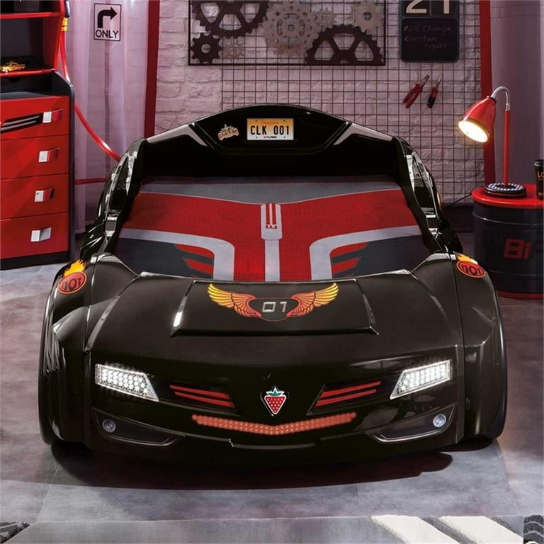 Cilek GTS Biturbo Twin-Size Children's Race Car Bed with Lights and Remote Control, Black - Walmart.com Cilek GTS Biturbo Twin-Size Children's Race Car Bed with Lights and Remote Control, Black - Walmart.com