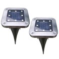 thumbnail image 1 of Durable Solar Lamp with Good Waterproof Level and Simple Design for Outdoor Lighting Silver Plastic 8LEDs, 1 of 5