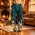 thumbnail image 2 of Halloween Men's Pajama Pants Soft Sleep Lounge Pjs Bottoms Comfy with Pockets Drawstring, 2 of 5