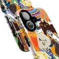 thumbnail image 2 of Colorful Hand-Drawn Cat Collage Phone Case, Cute Artistic Multi-Cat Pattern Cover for iPhone 17 16 15 14 13 12 11 Plus Pro Max Mini, 2 of 6