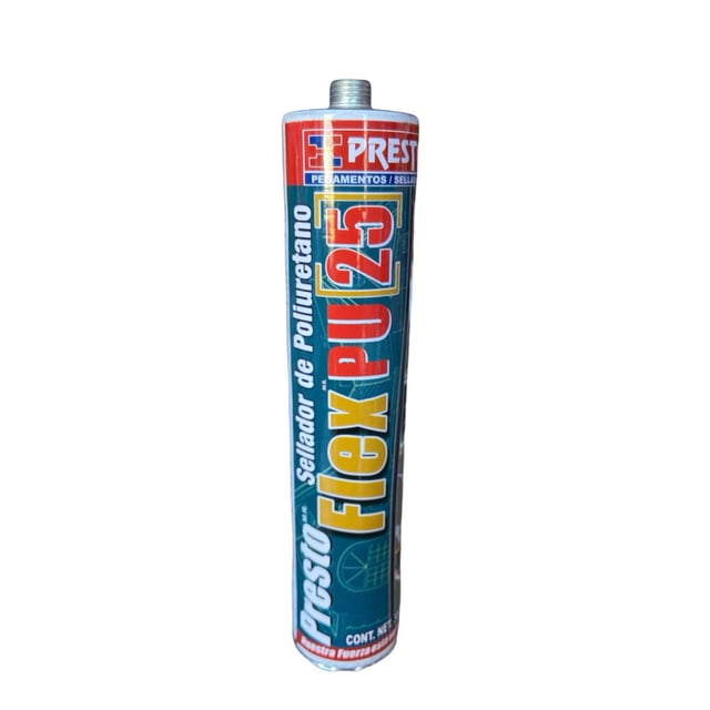Sellador De Poliuretano PU25 Negro PRESTO