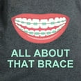 thumbnail image 3 of CafePress - Funny All About That Brace Parody T Shirt - Women's Traditional Fit Dark T-Shirt, 3 of 4