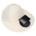 thumbnail image 1 of Sombrero Para El Sol Con Ventilador Solar, Batería Incorporada De 1000 MAh, Tela De Poliéster De Algodón Suave, Sombrero Para Ventilador De 3 Velocidades Para Acampar,, 1 of 7