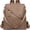 Brown, variant on Versatile Multi-Way Leather Backpack - Stylish, Durable & Perfect for Travel, Work and Daily Use