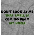 thumbnail image 2 of Funny Not Me Smelly Uncle Joke Romper Boys or Girls Infant Baby Brisco Brands NB, 2 of 7