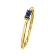 thumbnail image 2 of Pure Collection by Ross-Simons 0.10 Carat Sapphire Ring in 14kt Yellow Gold, Women's, Adult, 2 of 6