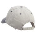 thumbnail image 3 of Bear's Footprint Embroidered Pigment Dyed Wash Cap - Beige Black OSFM, 3 of 5