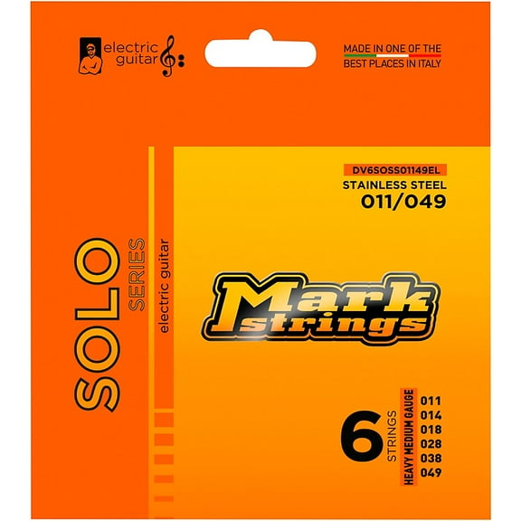 Markbass Solo Series Stainless Steel Electric Guitar Strings (11-49)