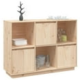 thumbnail image 4 of vidaXL Sideboard 110.5x35x80 cm Solid Wood Pine, 4 of 5