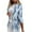 Blue blouse tops for women, variant on USSUMA Women Tops Dressy Casual Long Sleeve, Women's Butterfly Jacket Open Front Blazer Casual Long Sleeve Cardigan Coat Elegant Work Business Fall Tie Dye Cardigan Blazers Fall Female