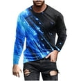 thumbnail image 1 of Blusas y camisas de manga larga y cuello redondo para hombre, camisetas casuales con estampado de moda y cuello redondo, blusas de licra de manga corta para hombre., 1 of 4