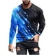 thumbnail image 1 of Blusas y camisas de manga larga y cuello redondo para hombre, camisetas casuales con estampado de moda y cuello redondo, blusas de licra de manga corta para hombre., 1 of 4