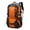 Orange, variant on Black Hiking Backpack 70L Capacity With Rain Cover For Outdoor Sport And Travel In Nylon And Polyester Material With Multiple Compartments