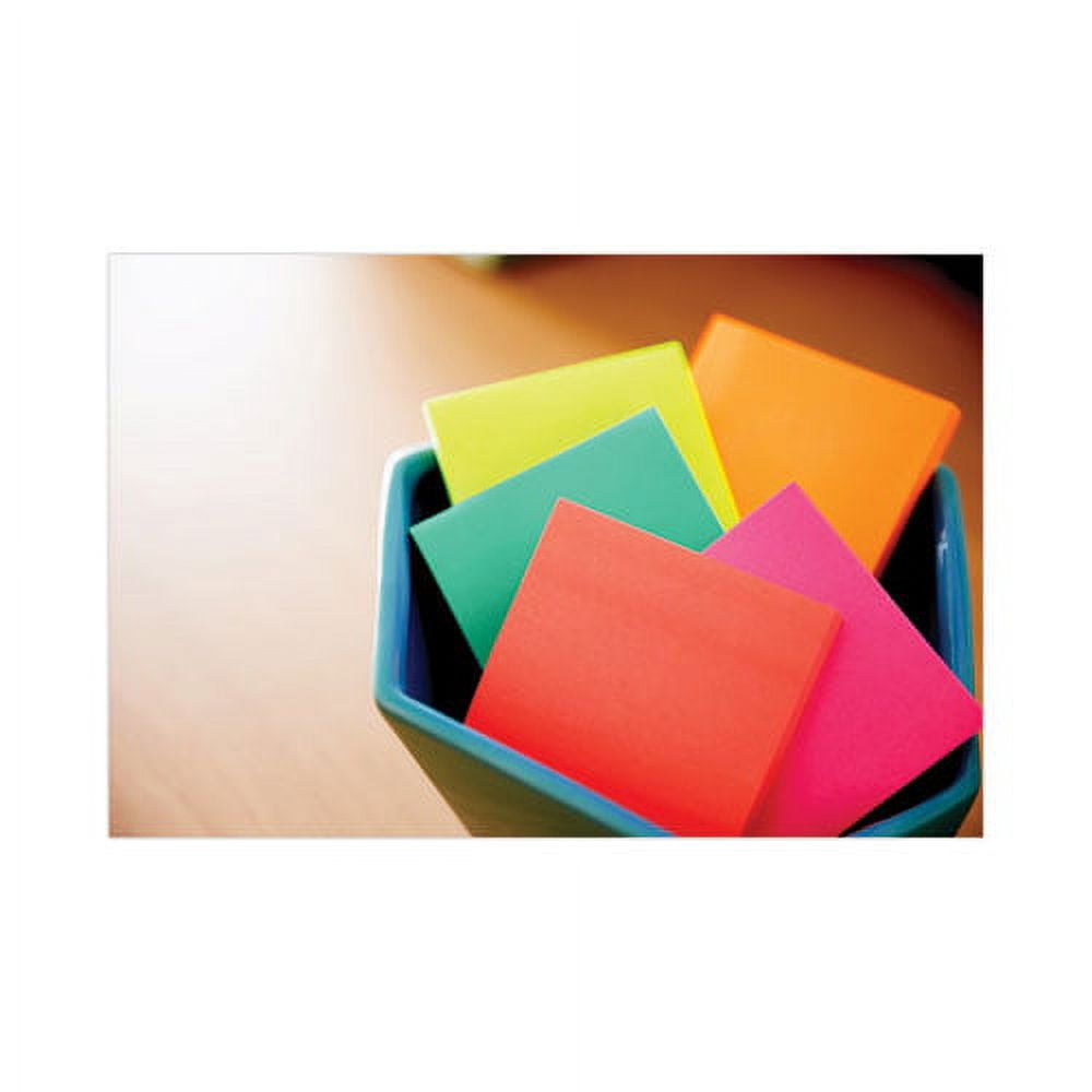 Original Pop-up Refill, 3" x 3", Poptimistic Collection Colors, 100 Sheets/Pad, 6 Pads/Pack | Bundle of 10 Packs