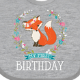 thumbnail image 4 of Inktastic First Birthday 1 Year Old Girl Fox Girls Baby Bib, 4 of 4