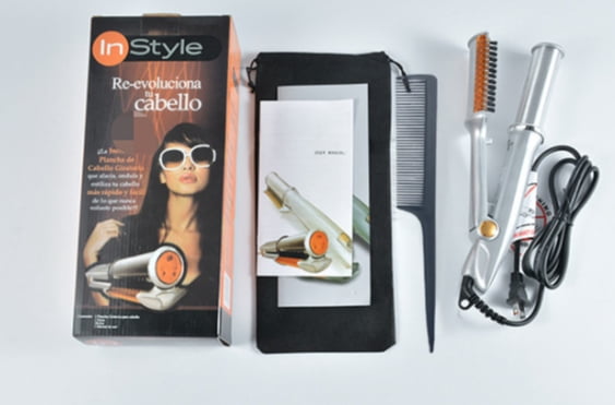 2025 Auto Curling & Straightening Iron Pro - Salon Waves in 5 Mins · Rotating Barrel