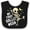 Black and White, variant on Inktastic My 1st Halloween with Dancing Skeleton Boys or Girls Baby Bib