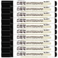 thumbnail image 1 of Plumon para Pizarrón VentDepot MarkerBlack 10 Pzas Negro Punta redonda mediana, 1 of 1