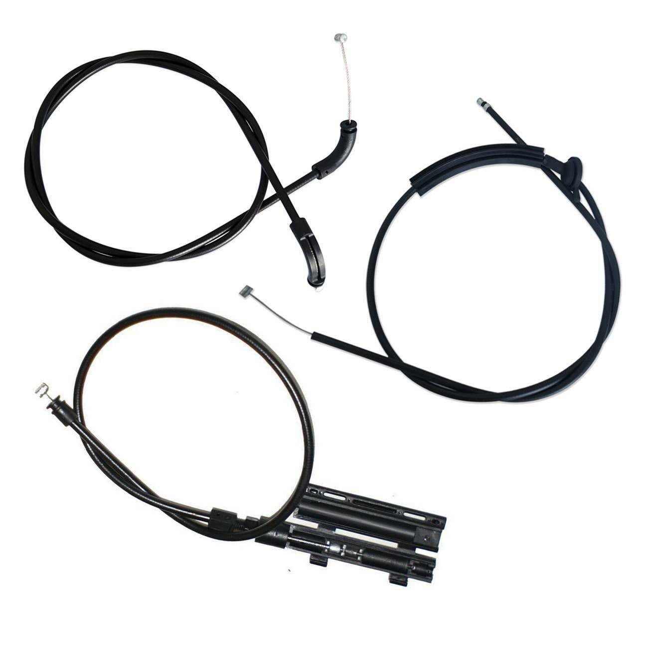 3PCS Engine Hood Release Cable Bowden Cable Kit for E65 E66 7Er 51237197 J3V8 1X 