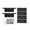 B, variant on Y MGN9H Linear Rails Kit With Fix Plate Mount Bracket for Ender3 S1/Ender3 S1 3D Printer Part Accessories