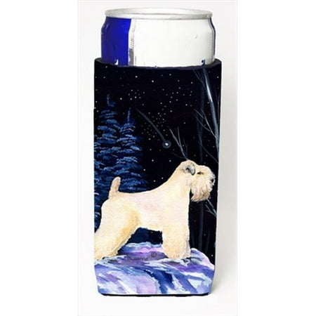 

Starry Night Wheaten Terrier Soft Coated Michelob Ultra bottle sleeves For Slim Cans