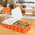 thumbnail image 5 of 2-Pack Silicone Freezer Trays with Lid, 2 Large 2-Cup(500Ml) & 6 Small 1/2-Cup(1, 5 of 10