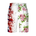 thumbnail image 3 of Shorts de Randonnée Hommes Mode Décontractée Shorts Patchwork avec Poches Taille Élastique Pantalons de Plage Shorts Taille Élastique pour Hommes en Liquidation, 3 of 4