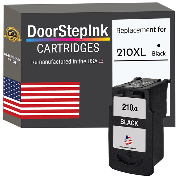 Remanufactured DoorStepInk High Yield Ink Cartridge for Canon PG-210XL Black