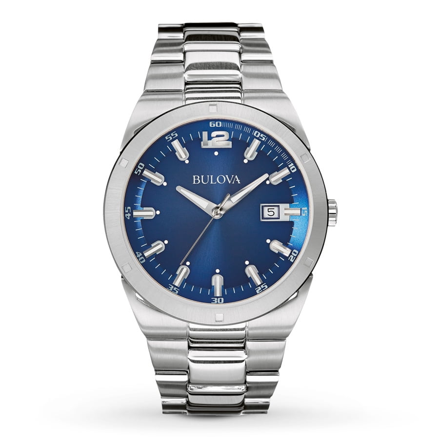 Bulova Men's Classic Silver Stainless-Steel Quartz Watch 96B220