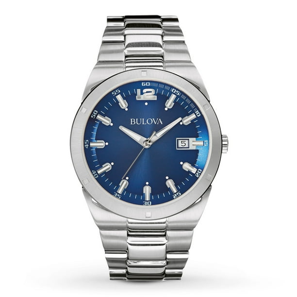 Bulova - Bulova Men's Classic Silver Stainless-Steel Quartz Watch ...