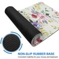 thumbnail image 6 of Long Mouse Pads for Desk,Pioneer Flower Floral Print Pattern Desk Mats on Top Of Desks, Desk Mouse Pad Extra Large with 3mm Non-Slip Base and Stitched Edge for Gaming,Office,Work,Home 31.5"x11.8", 6 of 6