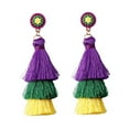 thumbnail image 2 of Viflosae Offres du Jour Soldes de Liquidation Boucles d'Oreilles Mode Polyvalentes à Pompons pour Carnaval Saint-Valentin, 2 of 7