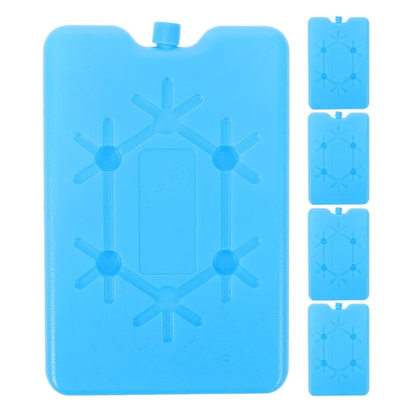 Houderco 5Ud Bolsas De Hielo Reutilizables Para Conservación De Y Medicinas Color Azul