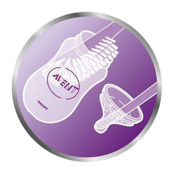 Philips Avent Bottle and Nipple Brush, Gray photo 2
